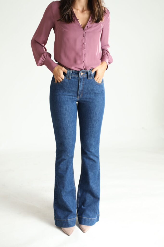 calça jeans feminina flare
