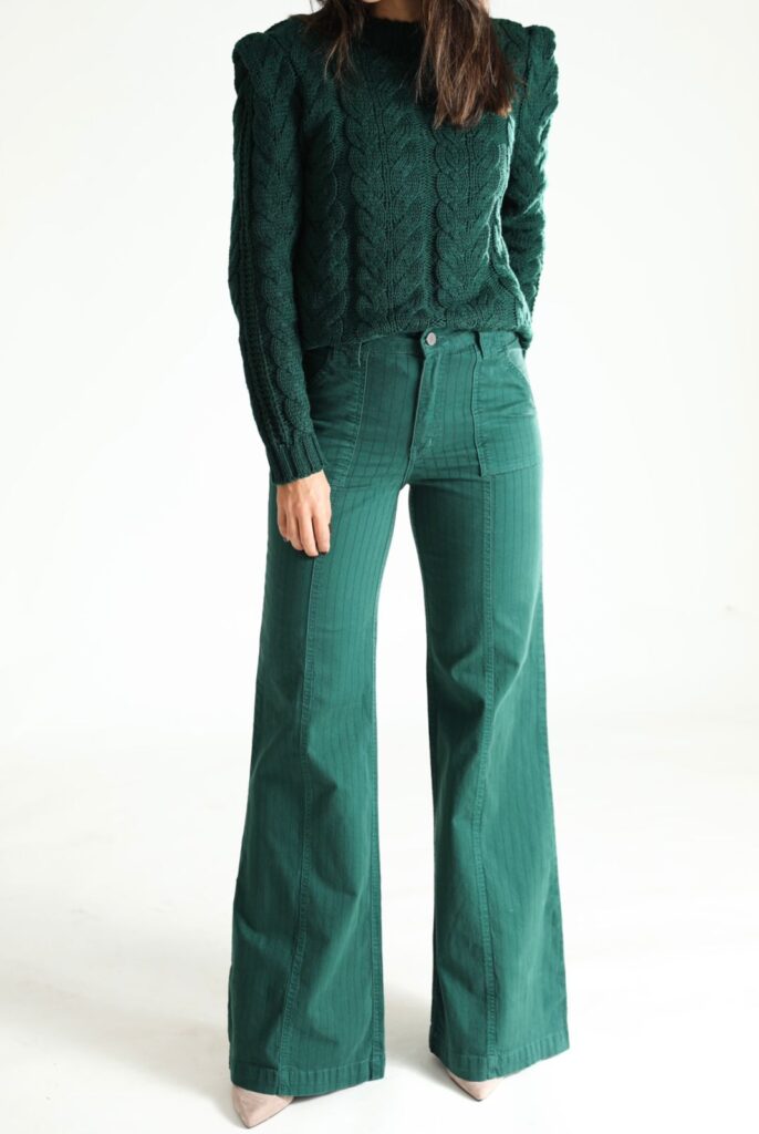 Calça pantalona Lisse