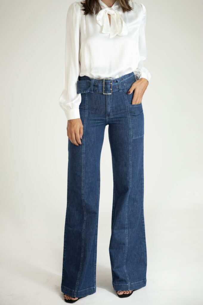 Wide leg jeans