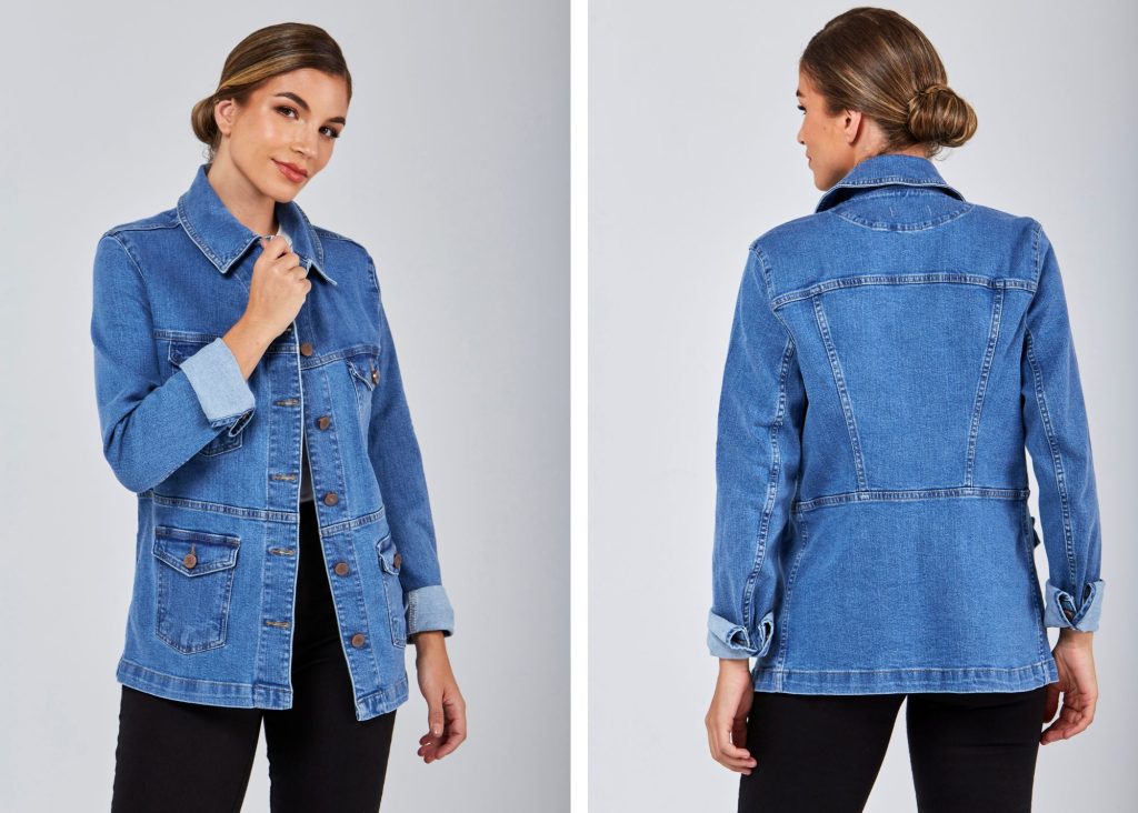 jaqueta jeans feminina